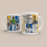 Real Madrid FC Dream Team Legends 3D Doodle Art - 11oz Ceramic Mug